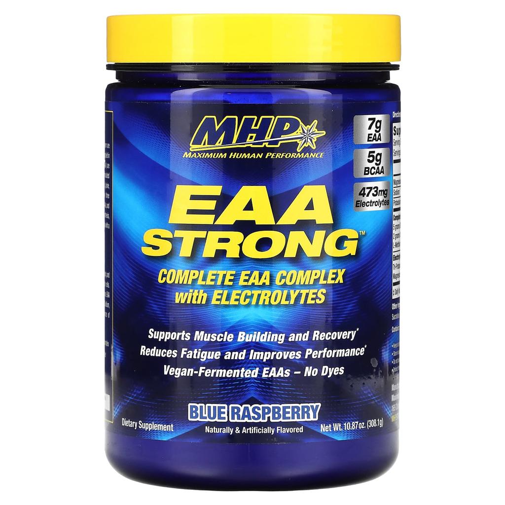 MHP EAA Strong, Blue Raspberry, 10.87 Oz (308.1 G)