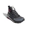 adidas Ботинки Terrex Trailmaker Mid Gtx Амортизирующие Нескользящие Средние Спортивные Уличные Ботинки Женская Обувь Черный Серый FY2236