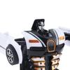 Трансформирующаяся игрушечная машинка ударопрочная двойная инерция прочная долговечная игрушка-робот-машинка для детей мальчиков белая