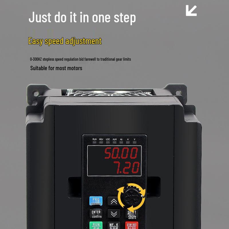 Трехфазный инвертор 380В/220В Регулятор скорости двигателя 1,5-11 кВт Высокоэффективный