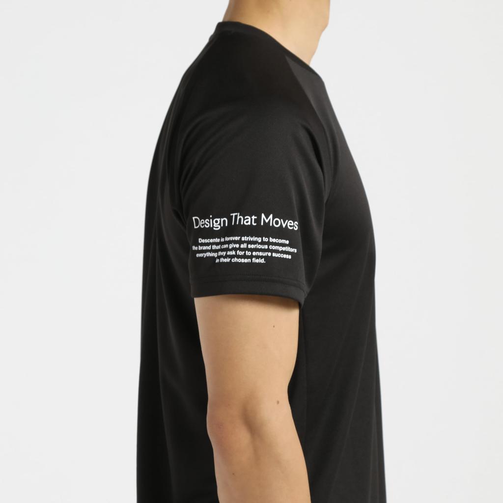 DESCENTE Волейбольная футболка с коротким рукавом Easy to Move для мужчин и клубов BK00, в, Женщины, Мероприятия, (DV5SHT05U)