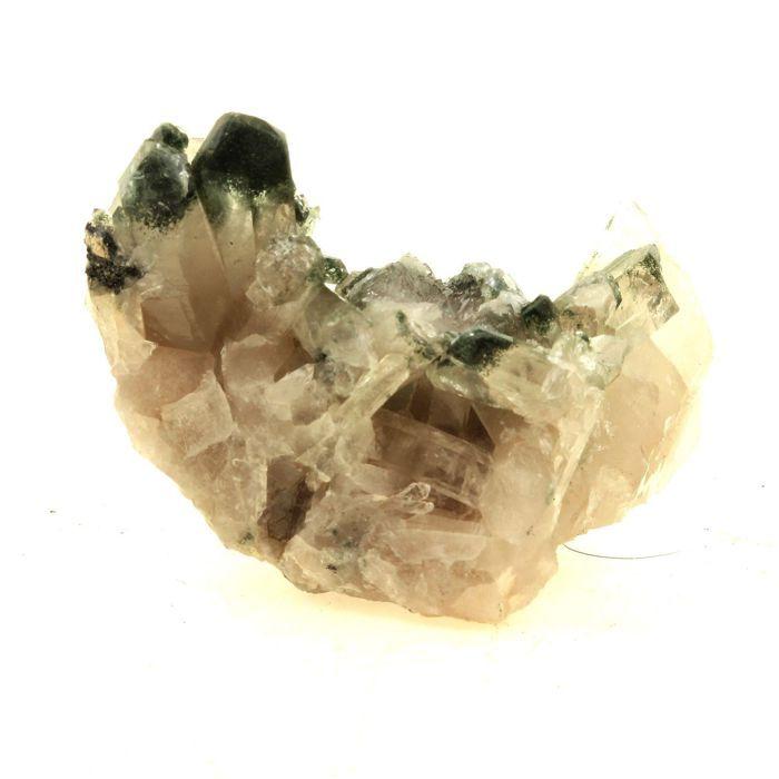 Pierres et Minéraux. Quartz + Chlorite. 223.0 ct. Les Deux Alpes, Oisans, France.