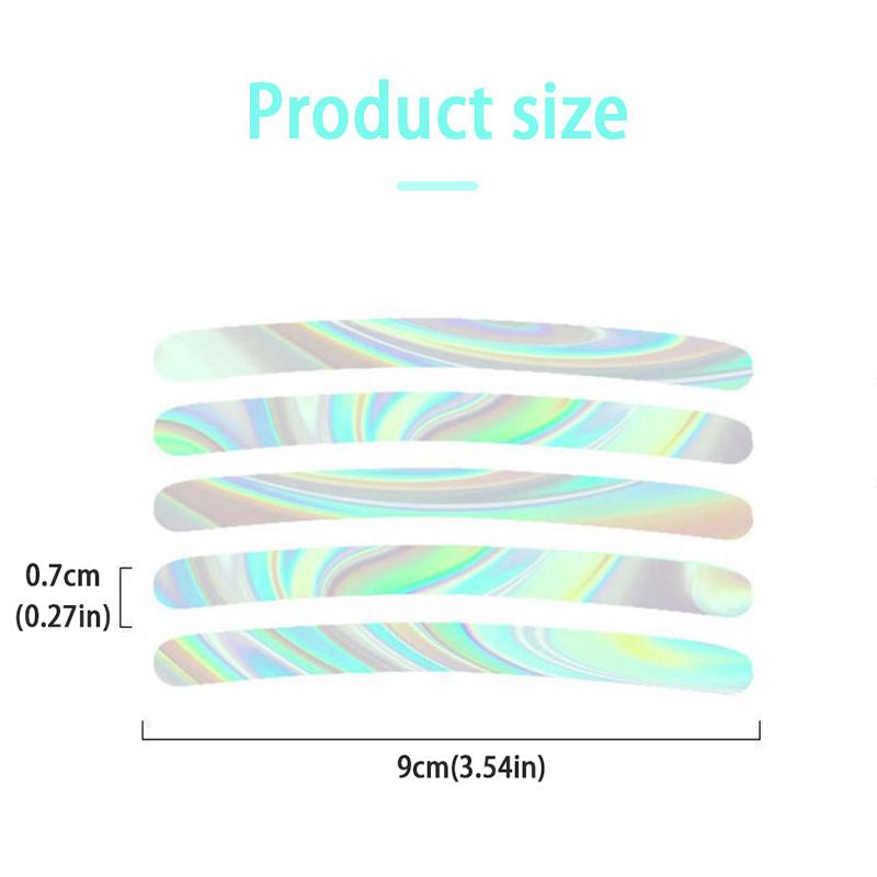 SEAMETAL Наклейка на ступицу колеса автомобиля Светоотражающая лента для мотоцикла Автомобиля Безопасность при ночной езде Светящиеся Универсальные наклейки