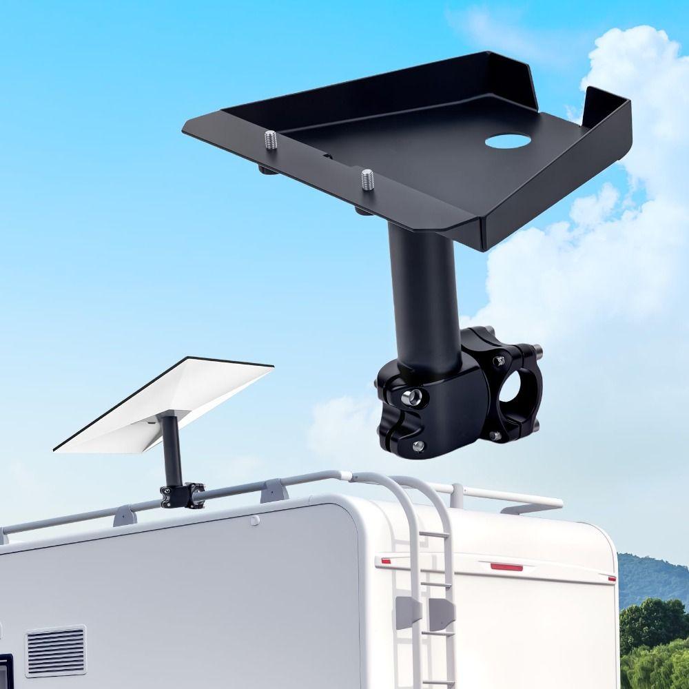 Pole Mount Kit Pole Clamp Mount Clamp Mount Portable Bracket Durable RV Ladder Mount  Outdoor Use