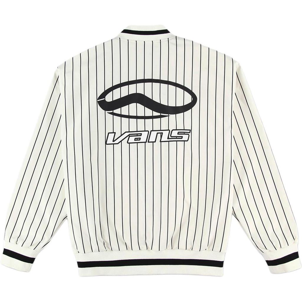 Vans Ss25 Командная Мода Удобная Полосатая Куртка Мужская Куртка Белая VN000NESFS8