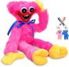 Plush Toy Huggy Woggy Christmas Soft Scary Funny Horror Doll Gift Manga Poppy Hug Game Halloween Decoration Playtime Christmas Gift 40cm (Blue & Pink)