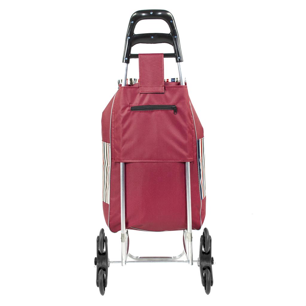 Shopping bag, shopping trolley, on wheels, foldable, strong, solid, waterproof