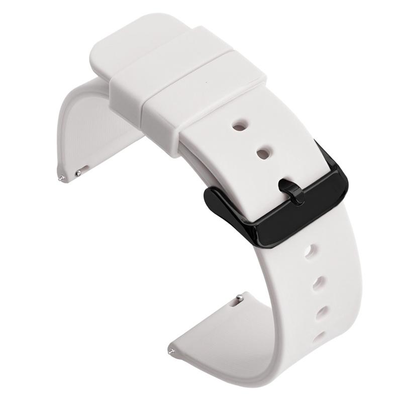 Silicone Watchband Strap Quick Release Band 12mm 14mm 16mm 18mm 19mm 20mm 21mm 22mm 24mm Universal Wristband Belt Accessories