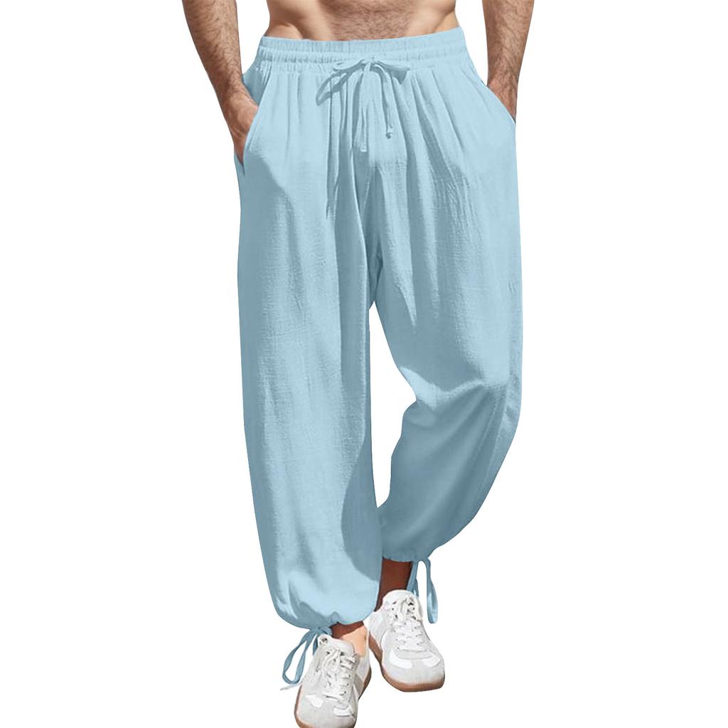 Спортивные штаны для фитнеса, однотонные, свободные, повседневные, спортивные штаны для бега