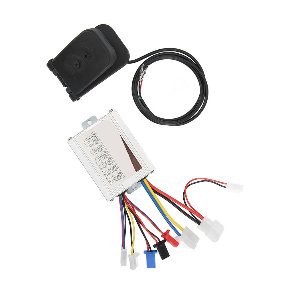 DC24V 500W Brushed Speed Controller with Throttle Pedal Kit for Electric Bike Scooter