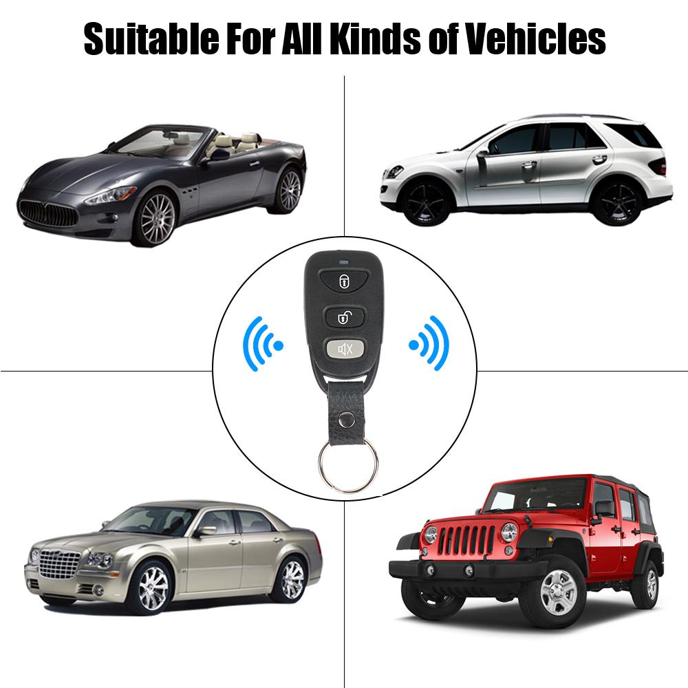 Автомобильный замок с 4-дверным приводом замка, универсальная система бесключевого доступа, комплект дистанционного управления для блокировки