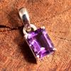 Blue Topaz Emerald Amethyst Black Onyx Pendant 925 Sterling Silver Fine Jewelry Women Pendant