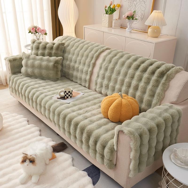 Нескользящий диван-полотенце, подушка для дивана для собак, домашних животных, зимняя утепленная плюшевая угловая крышка для дивана, секционный шезлонг, коврик для дивана, мульти-размер