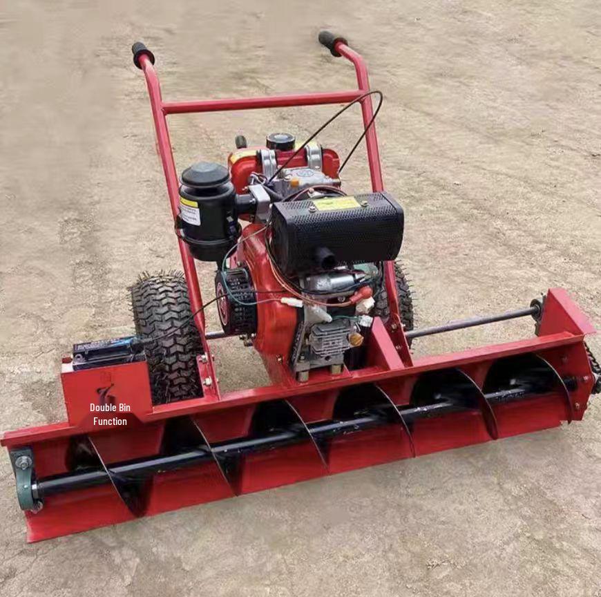 Снегоуборщик с ручным толканием со спиральным скребком для дорожного и бытового использования - Многофункциональный бензиновый снегоуборщик