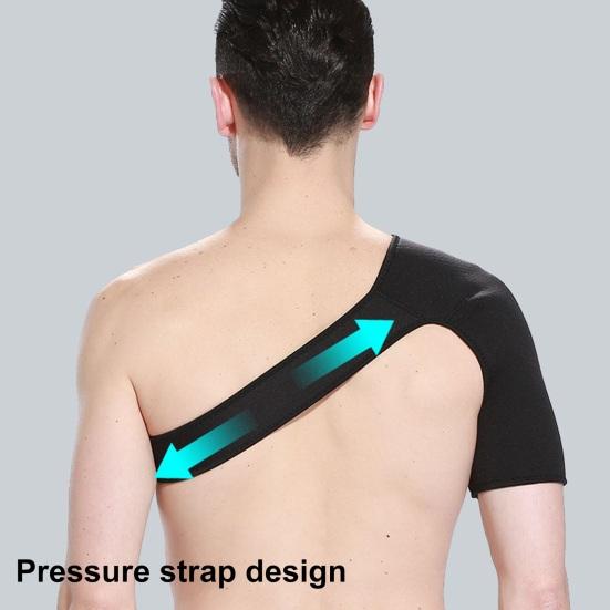 Плечевой бандаж с регулируемой застежкой-лентой Высокоэластичный дышащий облегчение боли Компрессионный поддерживающий рукав для плеч Защитное снаряжение