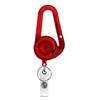 Badge Holder with Carabiner Clip Lightweight Portable Widely Used Heavy-Duty Retractable Badge Clip Key Holder