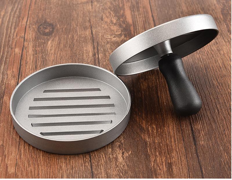 Высококачественный круглый пресс для гамбургеров из алюминиевого сплава, 11 см, гамбургер, мясо, говядина, гриль, пресс для бургеров, кухонная форма для еды