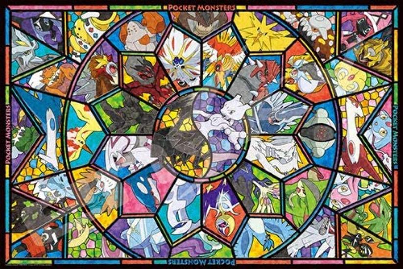 Ensky Legendary Art Crystal Jigsaw Puzzle 50 x 75 cm 1000 Pieces ART CRYSTAL JIGSAW 6 and Pokémon Pokémon 1000-AC011 (Возраст до)