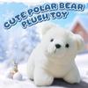 Прекрасные белые плюшевые игрушки в виде белого медведя, милые мягкие чучела животных, плюшевые куклы-медведи, подарок на день рождения для детей