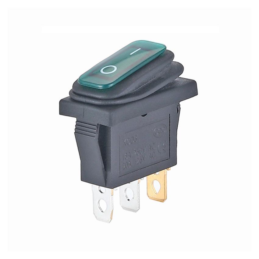 Available High-Quality Waterproof Rocker Switch, 3-Pin, Single Pole, 2/3 Speeds, 34.2x17.5 Specifications.