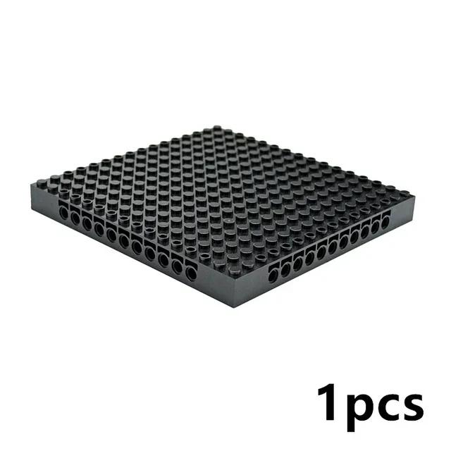 Совместимые 65803 2780 Технические кубики 16x16 Базовая пластина Мозаика Поп Пиксель-арт Кубики Детали MOC Перфорированная Базовая пластина Кубики