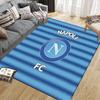 SSC Napoli Flannel Pattern Square Carpet,Area Rug,Carpet Rug for Living Room Bedroom Sofa Playroom Decor,Non-slip Floor Mat