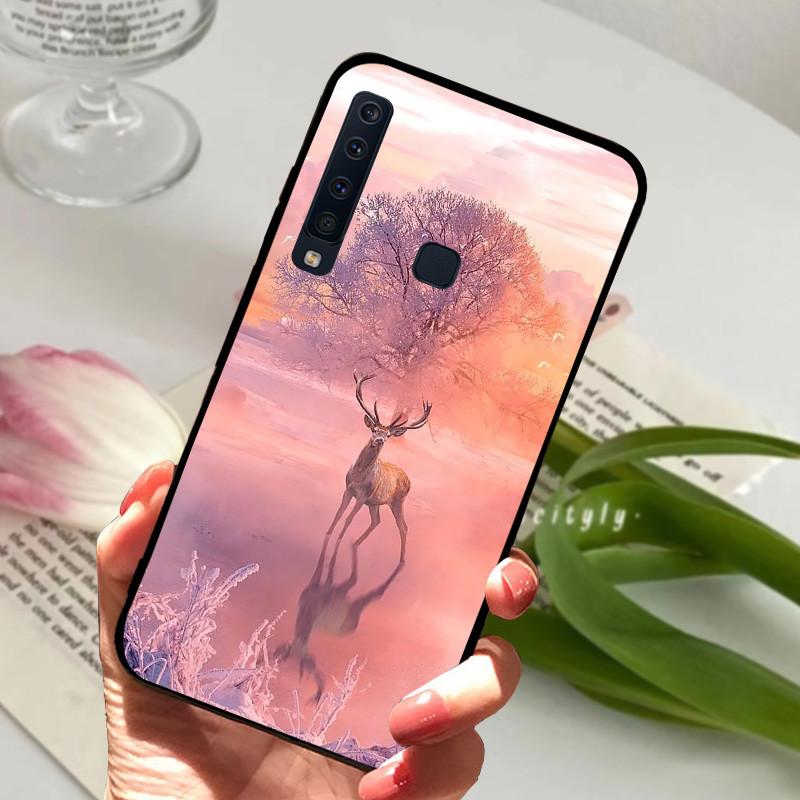 For Samsung Galaxy A9 2018 Case SM-A920F Soft Silicone Animals Painted Back Cover Phone Case For Samsung A 9 A9 A7 2018 Coque