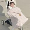Baby Cloak Autumn and Winter Go Out Stroller Blanket Windproof Blanket Coat Baby Plus Velvet Windproof Thickened Warm Blanket