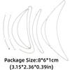 Silver Hair Braid Chain Punk Style DIY Hair Decoration Hip Hop Dreadlocks Hair Chains  For Wedding