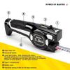 Rechargeable Laser Tape Measure Retractable Electric Measuring Tool Laser Level  Home DIY