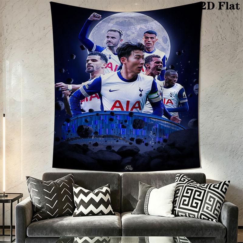 The Spurs Wall Hanging Printed Fabric Blanket Decorative Tapestries for Bedroom Living Room Home Decor