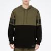 Puma Logo Print Color Block Sports Hoodie Men Tops Army-Green 847723-44
