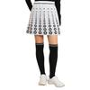 [Callaway] Женская вязаная юбка для гольфа (Цветочный жаккард) / C24228206 / 1030_Белый (SizeL)