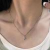 2025 Stylish Sparkling Zircon Four-Point Star Women's High-End Clavicle Chain Necklace