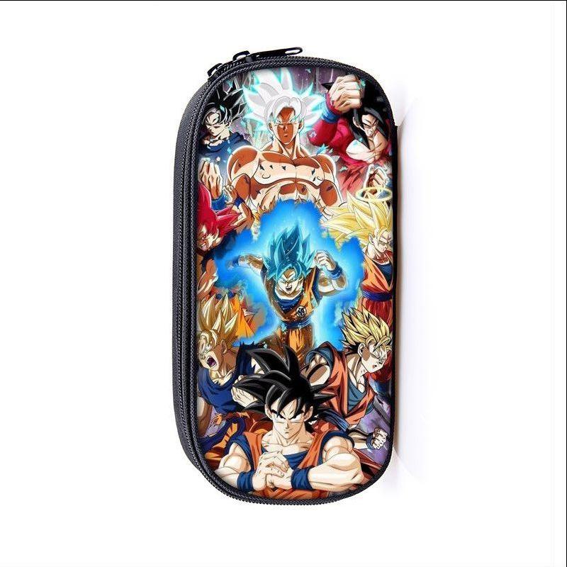 Аниме Dragon Ball Сон Гоку Мультяшный Пенал Большой Вместимости Модные Сумки для Ручек для Мальчиков и Девочек Школьные Принадлежности Канцелярский Пенал
