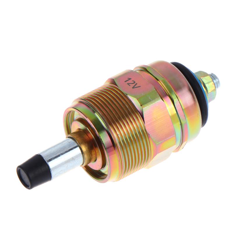 Injection Fuel Pump 12V Shut Off Solenoid Valve Compatible with 0330001015 0330001016 Fast Engine Stop Response