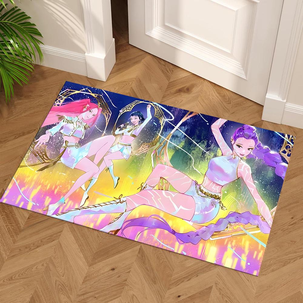 Purple Power Floor Rug Office Rug Suitable for Hallway Decorate room Living Rooms Study room Antislip Carpet Office home decor Best for Christmas