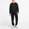 Nike SB Icon Флисовый скейтбординг Повседневный пуловер Мужские топы Черный 885846-010