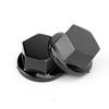 30 шт. мотоциклетные черные пластиковые крышки для винтов с шестигранным гнездом, крышки для болтов и гаек