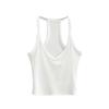 Deep V Neck Skinny Camisole Tank Vest Top Women All-match Y2K Slim Fitted Tops  Summer