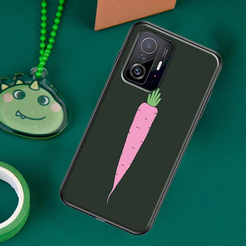 Чехол для телефона с морковью для POCO F5 X5 X3 Pro X4 F4 GT F3 M5s C40 для Xiaomi 13 12 Lite 11T 12T Pro 12X