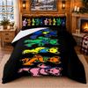 Bear Pattern Bedding 3Pcs Set Bed Sheet And Pillowcases For Indoor Bedroom