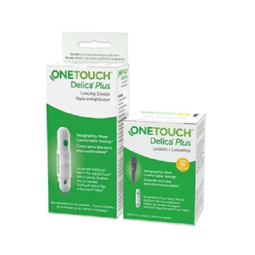 OneTouch Delica Plus Lancing Device With 25 Free Lancets