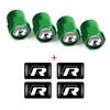 Car Interior Epoxy Logo Sticker Metal Wheel Tire Valve Cover For Volkswagen GTI Golf R Passat CC Lavida Sagitar Scirocco Tiguan