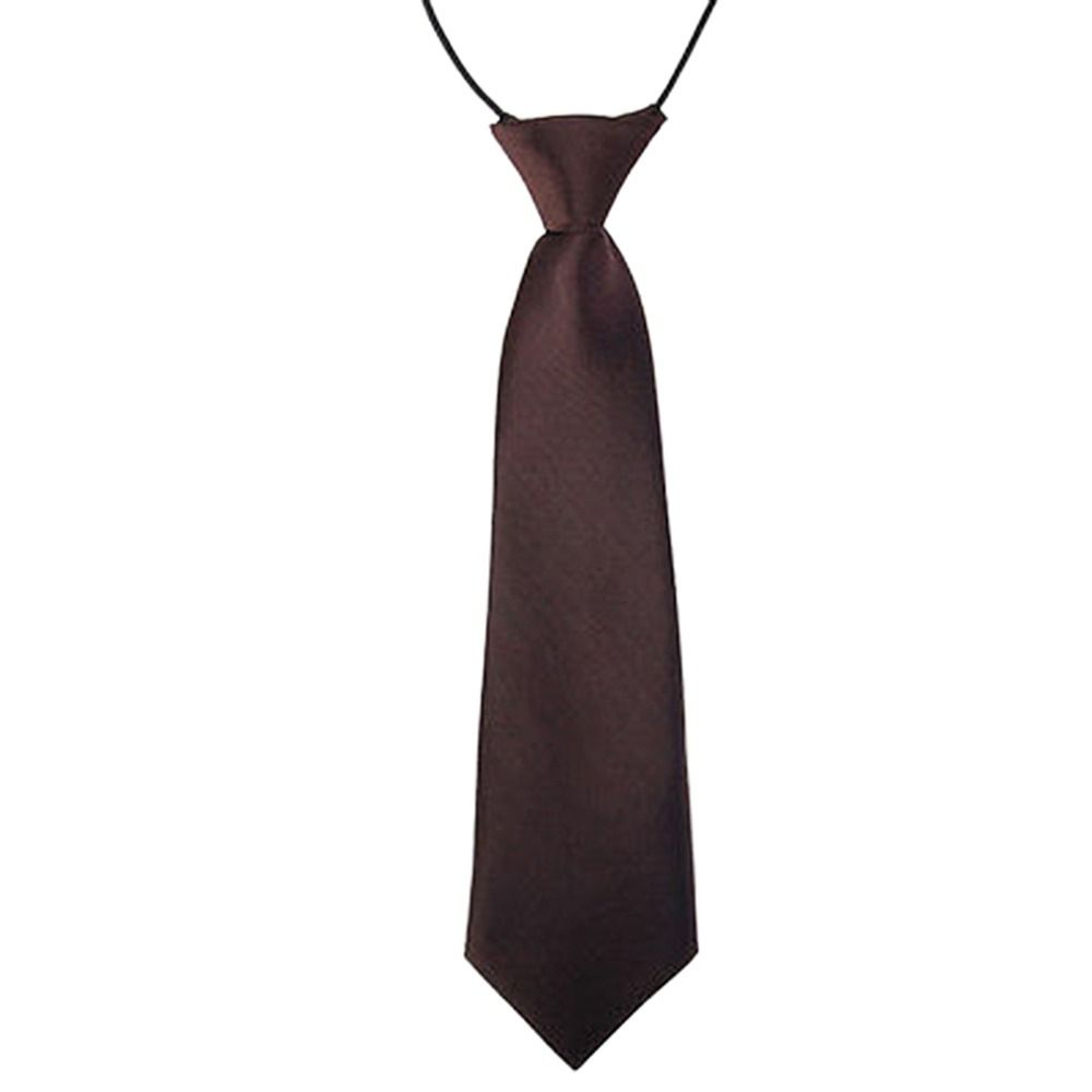 Shirt Accessories For Kids for Wedding Solid Color Children Tie School Uniform Tie Elastic Necktie
