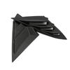 M63K-For Honda Civic 2016- Matt Black Rear Window Louvers Shutters Cover Trim