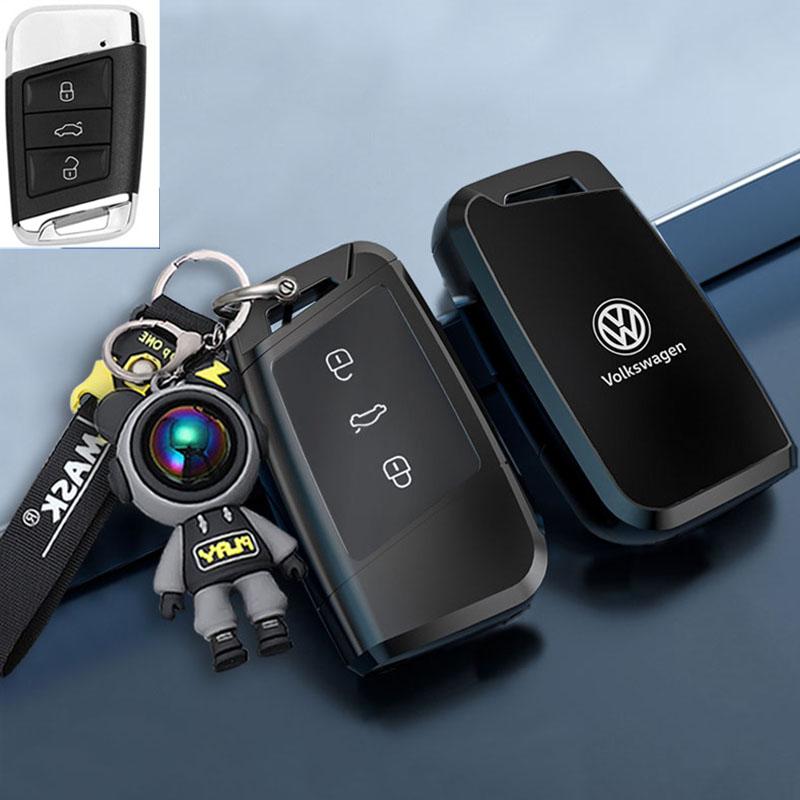 Для VOLKSWAGEN Новый Чехол-Оболочка из Кожи и Цинкового Сплава для Автомобильного Ключа Для VW Volkswagen Magotan Passat B8 Skoda Superb Kodiaq A7 Автомобильный Ключ
