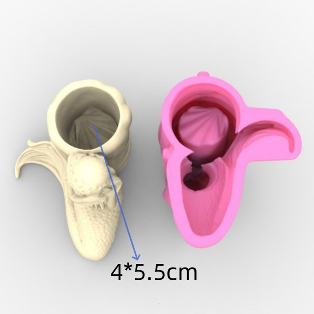 Практичные цветочные горшки «Мерман» прочная силиконовая форма цементная штукатурка принадлежности для сада и внутреннего декора