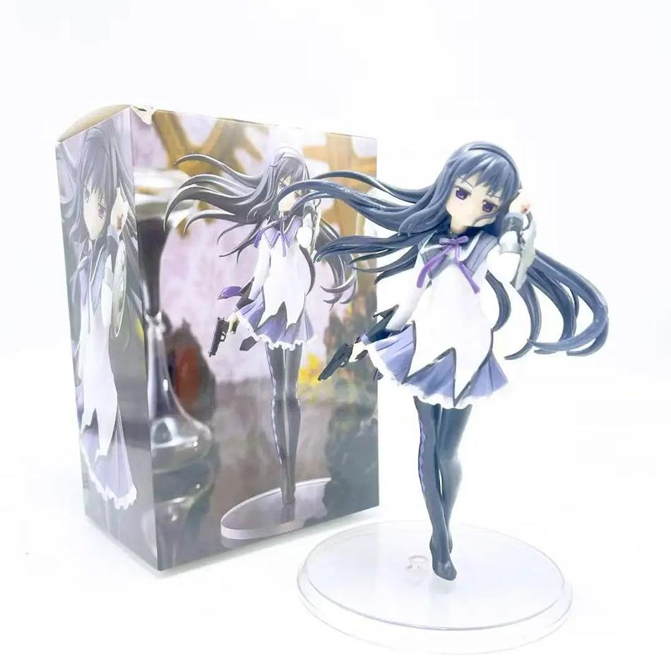 Мадока Магика Акеми Хомура Аниме ПВХ Фигурка - Коллекционная Украшение на День Рождения для Детей Модель Игрушка