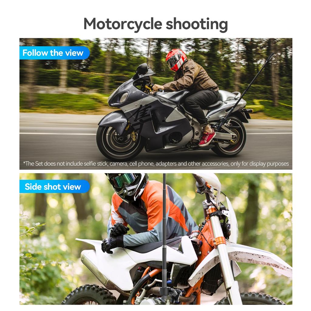 TELESIN совместим с GoPro Двойной зажим Крепление Двойное ножничное крепление Алюминиевый сплав Вращение Magic Arm Crab Scissor Clamp Трубный зажим Super Clamp